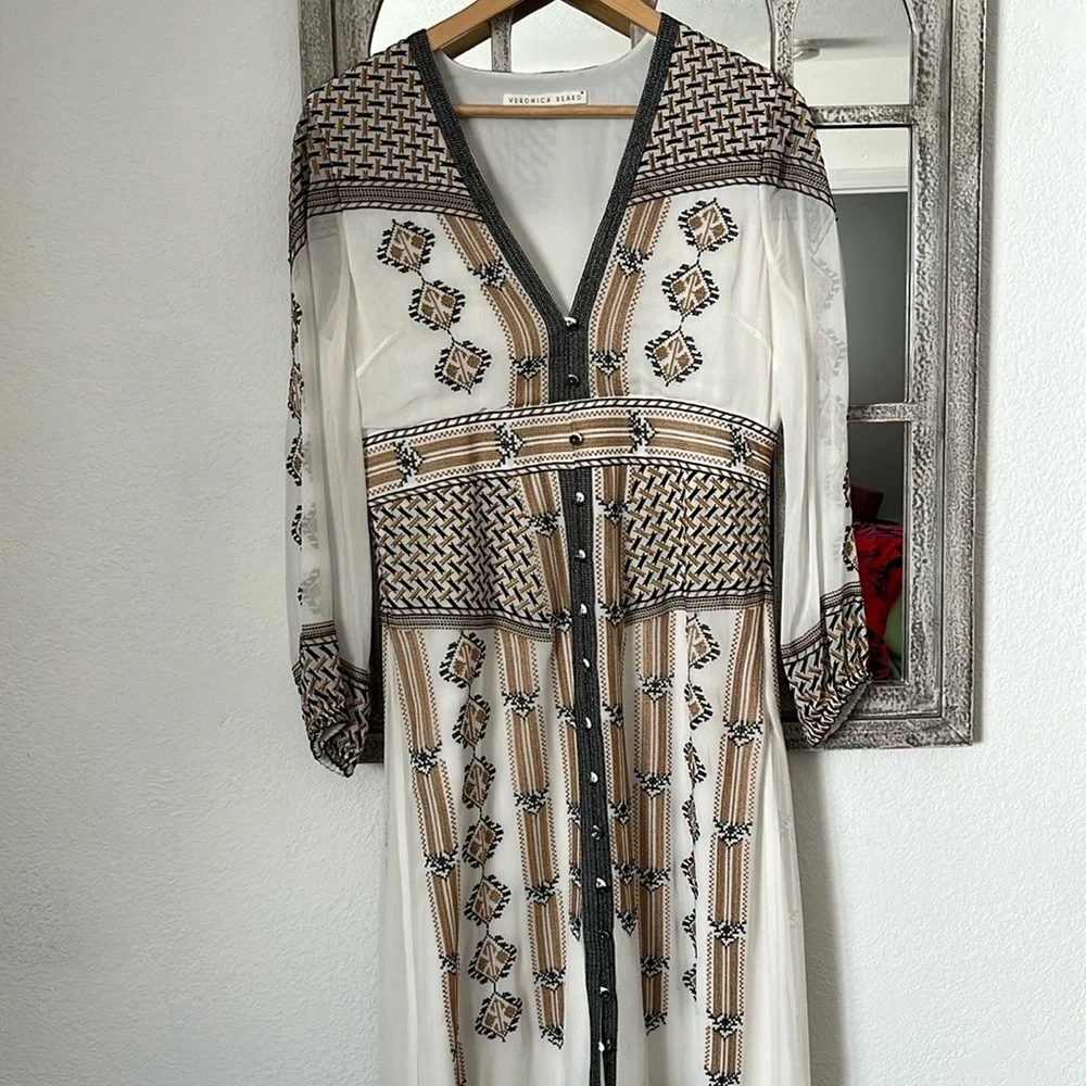Veronica Beard Julianna Midi Dress - Picture 5 of 12